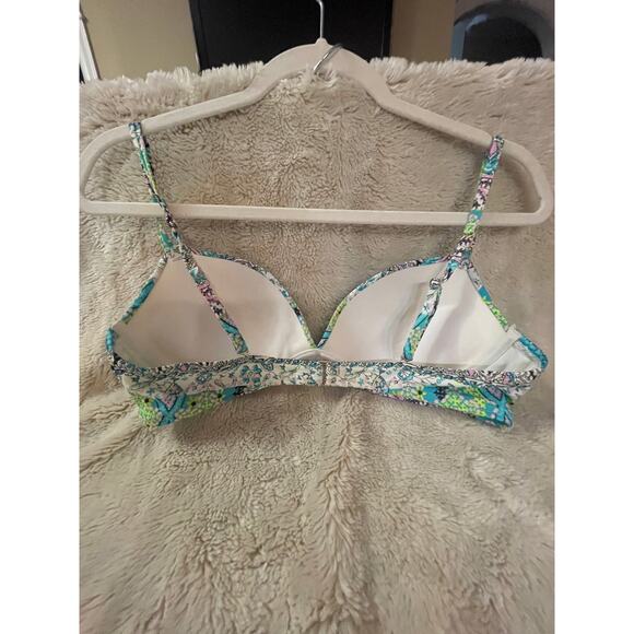 unbranded no tag molded cup bathing suit bikini top boho 28" - Picture 3 of 8